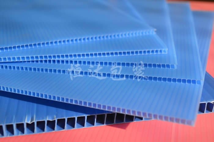 蓝色各种尺寸PP中空板